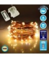GLOBOSTAR® STRINGLIGHT 79780 Σετ Γιρλάντας 10m 100 LED με Κουτί Τροφοδοσίας & RF Ασύρματο Χειριστήριο LED 6W 420lm 360° DC 5V με 3xAAA Μπαταρίες Αδιάβροχο IP54 Θερμό Λευκό 2700Κ Dimmable - Χάλκινο - Μ1000 x Π0.6 x Υ0.6cm - 1 Χρόνο Εγγύηση